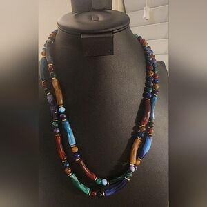 Multicolor Jade Necklace